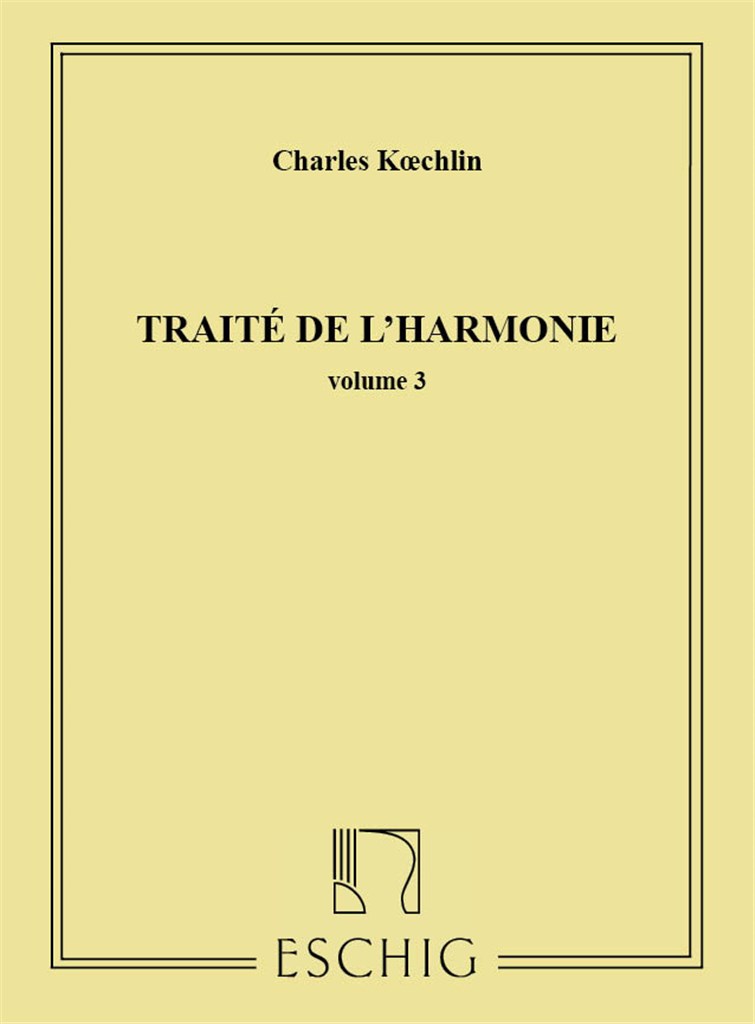 Traite De L'Harmonie - Volume 3